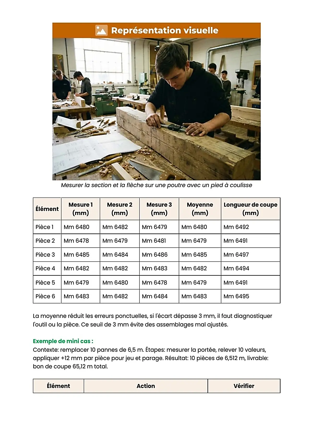 Example Fiche de Révision BP Charpentier